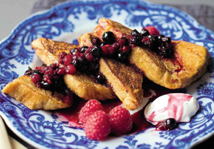 pain-perdu-champagne-redcurrant-syrup